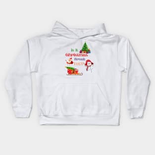 Is It Christmas Break Yet Kids Hoodie